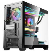 Gambar AIGO C218M BLACK MICRO ATX MINI TOWER PC CASE CASING GAMING CHASSIS dari SOS SPORT ONLINE SHOP undefined 5 Tokopedia