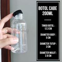 Gambar 50PCS BOTOL CABE 200ML BOTOL MURAH BOTOL SHORT NECK BOTOL KOPI SUSU JAMU BOTOL PLASTIK khusus ojol grab gosend GROSIR BOTOL TOPLES JAR MURAH LANGSUNG PABRIK JAYASTORE18 - Putih dari MichshopBaby undefined 5 Tokopedia