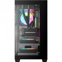 Gambar AIGO C218M BLACK MICRO ATX MINI TOWER PC CASE CASING GAMING CHASSIS dari SOS SPORT ONLINE SHOP undefined 3 Tokopedia