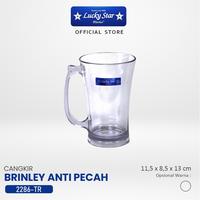 Gambar CANGKIR BRINLEY ANTI PECAH (TRANSPARAN) dari Lucky Star Plastics undefined 2 Tokopedia
