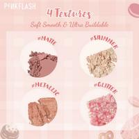 Gambar Pinkflash multi face palette 4in1 Eyeshadow Blush Highlighter Contour - 02 Stroberi Ice dari AuraKiranaBeauty undefined 5 Tokopedia