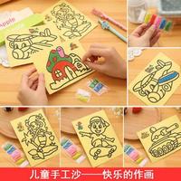 Gambar Mainan Edukasi Anak Lukisan Pasir Warna Mewarnai DIY Maenan Sand Art Kecil - Onii Chan - cewek random dari Onii-Chan Toys undefined 1 Tokopedia