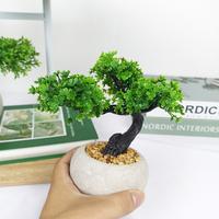 Gambar Pohon Bonsai Mini Bunga Hias Plastik Artificial Dekorasi Interior Ruangan Aesthetic dari UNICO.indonesia undefined 4 Tokopedia