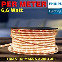 Gambar [METERAN] Philips LED Strip 6,6 Watt DLI 31087 HV Original / Lampu LED Tape Selang 6.6W Cool Daylight Warm White PER METER - Kuning / Warm W dari Karya Agung Sulawesi undefined 1 Tokopedia