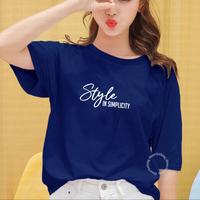 Gambar Dino Clothing - KAOS STYLE/ TSHIRT / KAOS OVERSIZE WANITA / KAOS WANITA DEWASA / KAOS KATUN - Putih, S dari This is Dino undefined 1 Tokopedia