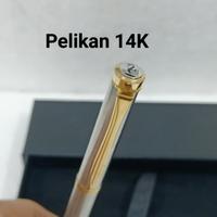 Gambar PENA PELIKAN NIB EMAS 14K ORIGINAL no parker st dupont mont blanc  waterman sheaffer pilot cross pelikan sailor rotring aigner artex hero platinum dari Toko Batu Pirus Dan Pulpen 88 undefined 2 Tokopedia