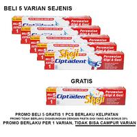 Gambar 1 PCS CIPTADENT PASTA GIGI 75GRAM (BELI 5 GRATIS 1) - PG MERAH, B5G1 - 1 PCS dari Sheji undefined 4 Tokopedia