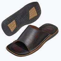 Gambar SLOPER Sandal kulit pria Sendal Selop Polos Coklat Tua Series 305 - Coklat Tua, 39 dari SLOPER OUTLET undefined 3 Tokopedia