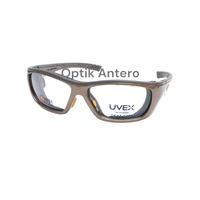 Gambar kacamata safety minus prescrition safety glasses uvex sw 07 brown - frame saja dari KalooGlasses undefined 1 Tokopedia