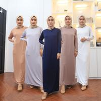 Gambar Manset Baju Lengan Panjang Manset Wanita Dalaman Inner Dress Bahan Lembut - Navy dari Laaamia Store undefined 3 Tokopedia