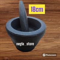 Gambar LUMPANG BATU ASLI /LULUMPANG/COBEK /ALU /BATU ASLI - lumpang 20cm dari NEGLA undefined 2 Tokopedia