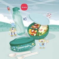 Gambar Tupperware Kidz Lunch Set Tempat Makan Anak - Green-Red dari Tokoantum undefined 5 Tokopedia