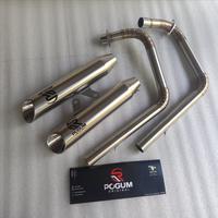 Gambar RC POGUM Original || Knalpot Custom Benelli PE 250 kanan kiri stainless stell full dari RC POGUM Exhaust undefined 1 Tokopedia