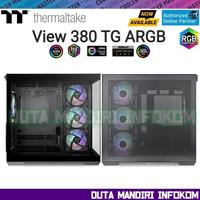 Gambar Thermaltake View 380 TG ARGB - Modern Panoramic Tempered Glass Mid Tower ATX Gaming Case - Black Edition  dari Duta Mandiri Infokom undefined 3 Tokopedia