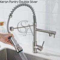 Gambar Kitchen Sink 8050 Stainless - Keran Pantry / Bak Cuci Piring Lengkap dari Gemilang Sanitary Abadi undefined 3 Tokopedia