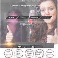 Gambar 2 Channel 48V Phantom Power Supply Kit For Condenser Microphone Music Recording Equipment dari JadeLane undefined 2 Tokopedia