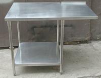 Gambar X371 meja stainless 2 susun 117x78x90 cm bekas eks resto dari XKitchen undefined 2 Tokopedia