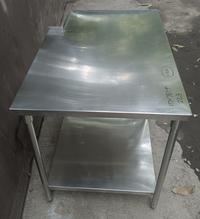 Gambar X371 meja stainless 2 susun 117x78x90 cm bekas eks resto dari XKitchen undefined 5 Tokopedia