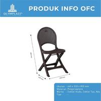 Gambar Kursi Lipat Olymplast/Kursi Teras/Kursi Santai/Kursi Makan Plastik/OFC - Abu-abu dari Goldstarplast undefined 3 Tokopedia