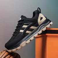 Gambar Techdoo Sepatu Pria Olahraga Sepatu Sneakers Olahraga Pria Casual Running Shoes Men MR711 - Hitam, 43 dari Techdoo undefined 1 Tokopedia