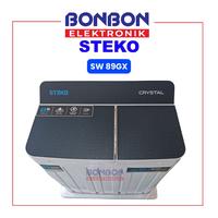 Gambar STEKO Mesin Cuci 2 Tabung 8 Kg SW 89GX / SW 89 GX / SW89GX / Twin Tub 89GX 8 Kg - BLACK dari Bonbon Elektronik_NEW undefined 1 Tokopedia