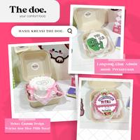 Gambar CUSTOM BENTO CAKE TANGERANG - KOREAN CAKE CUSTOM - Vanilla - Straw, Hard Design dari The doe. undefined 3 Tokopedia