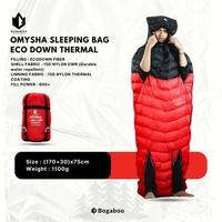 Gambar Sleeping Bag Thermal Omny ECODOWN FP 600+ Seri OMYSHA - sleeping bag thermal Bivy - sleeping bag thermal omni heat - Kantung Tidur - Blue Yellow dari GOOGOSTORE SPORT CENTER undefined 2 Tokopedia