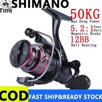 Gambar Dps 【Stok Lokal】Shimano Reel Spinning Reel Fishing Reel Plancing Hb500-7000 12Bb Fishing Reel Kecepatan 5.2:1 50Kg Max Tarik Roda Pancing Air Laut Peralatan Memancing - HB-4000EVA Grip dari Wellness Palace undefined 3 Tokopedia