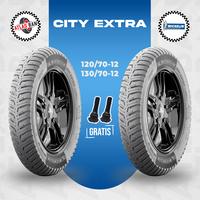 Gambar Paket Ban Motor Vespa Matic MICHELIN CITY EXTRA 120/70 - 130/70 Ring 12 dari AtlasBan undefined 1 Tokopedia