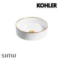 Gambar Kohler Wastafel Mica Round Vessel - Golden-77675T-PD2-0/2 dari SIMU Online undefined 1 Tokopedia