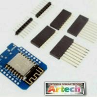 Gambar Wemos D1 mini NodeMcu Lua wifi IOt esp8266 - BELUM SOLDER dari art techno new_NEW undefined 2 Tokopedia