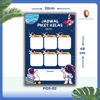Gambar POSTER A3+ EDUKASI / POSTER SEKOLAH ANAK TEMA JADWAL TUGAS PIKET - POS-01 dari daqu printing undefined 5 Tokopedia