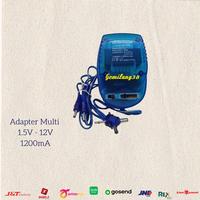Gambar Adaptor Multi 1,2mA AC 220 V to DC 1.5 V - 12 V Multi Adapter 1.200 mA dari Gemilang 38 undefined 1 Tokopedia