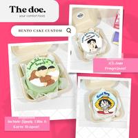 Gambar CUSTOM BENTO CAKE TANGERANG - KOREAN CAKE CUSTOM - Vanilla - Straw, Hard Design dari The doe. undefined 1 Tokopedia