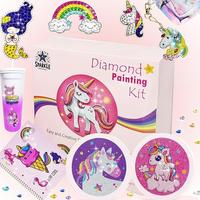 Gambar Sparkels 5D Diamond_Art Kits Kids Ideal Gift Item Includes Two Framed Canvas Arts 5 Keychains And 8 Diamond_Stickers Complete Gem Art Diamond_Painting Supplies Luna Sparkle dari zhafira333 undefined 1 Tokopedia