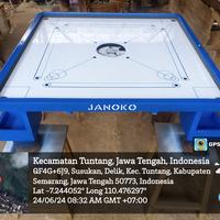 Gambar meja karambol jati cat dhuco lapis hpl dari Ud lestari furniture undefined 2 Tokopedia