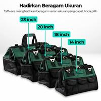 Gambar Tool Box Storage Tool Bag Waterproof Wear Resistant Tas Perkakas Reflective Strips anti jebol13, 14, 16, 18, 20, 23, inch hijau - 23 inch hijau dari asepsaman undefined 2 Tokopedia
