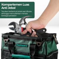 Gambar Tool Box Storage Tool Bag Waterproof Wear Resistant Tas Perkakas Reflective Strips anti jebol13, 14, 16, 18, 20, 23, inch hijau - 23 inch hijau dari asepsaman undefined 5 Tokopedia