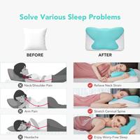 Gambar SKG T3 PRO / T 3 Pro / T3Pro Pillow Bantal Tidur Kesehatan Multifungsi Double Layer Memory Foam Pillow for Neck Pain dari ST-Toms.co undefined 4 Tokopedia