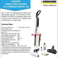Gambar Karcher Hard Floor Cleaner FC 5 PREMIUM (WHITE) 460 Watt Floor Care dari Electronic Eden undefined 1 Tokopedia