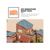 Gambar Vaguelly 80 Pcs Mini Bricks Roof Tiles 116 Tiny Red Bricks Miniature Model Cement Bricks Set Stone DollhouseRailwayLandscaping Building Set 17 X 16 X 2Mm dari Batosai Store333 undefined 2 Tokopedia