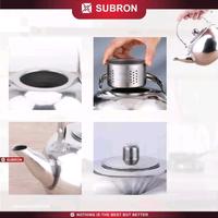 Gambar Tea Pot Stainless Steel SUBRON Teko Teh Bulat Aladin Premium Quality - 20cm Gold dari PerabotanDapurku undefined 4 Tokopedia