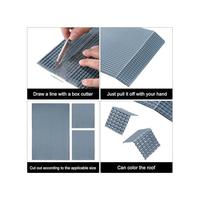 Gambar Meccanixity Miniature Roof Tiles Pvc Model Roof Tiles Mini Diy Tiles Model Building Set Model Building Dolls s Garden Sand Table 29.5X19.5Cm1.16X0.76 Dark Grey Pack Of 10150 dari zhafira333 undefined 3 Tokopedia