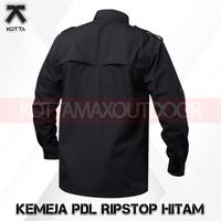 Gambar Kemeja PDL Lapangan Hitam Ripstop Hitam Polos Uniseks Pria - PDL HITAM, L dari Kotta Max Outdoor undefined 3 Tokopedia