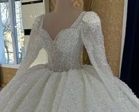Gambar GAUN  PUTIH LENGAN PANJANG /WEDDING GOWN PERNIKAHAN /GAUN PERNIKAHAN - Putih, 3XL dari gaunweddingcom undefined 3 Tokopedia