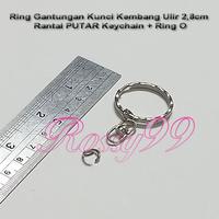 Gambar Ring Gantungan Kunci Kembang Ulir 2,8cm Rantai Putar Keychain Souvenir dari Rossy999 undefined 5 Tokopedia