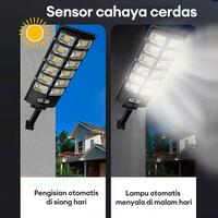 Gambar 1000W lampu jalan tenaga surya 0 tagihan listrik 3 modes motion sensor lampu tenaga surya otomatis outdoor IP67 tahan air lampu solar cell suitable for garden, courtyard, etc. - 100W dari Jdksndd undefined 2 Tokopedia