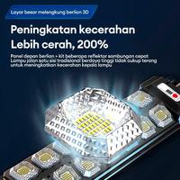 Gambar 1000W lampu jalan tenaga surya 0 tagihan listrik 3 modes motion sensor lampu tenaga surya otomatis outdoor IP67 tahan air lampu solar cell suitable for garden, courtyard, etc. - 100W dari Jdksndd undefined 3 Tokopedia