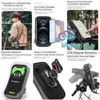 Gambar ROCKBROS B17-8 Tas Depan Cover Sarung HP Dompet Handphone 6.0 Inch Sepeda Motor Waterproof Bicycle Bag Phone Holder Case Pocket Touch Screen Bike Shoulder Bags Front Cycling Phone Bag Stand Handlebar Bicycle 3011006201 dari Wof Wheel of Fortune Official undefined 4 Tokopedia