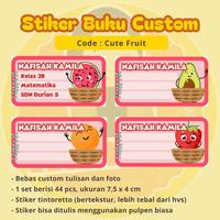 Gambar Stiker Label Buku Custom (bisa ditulis pulpen) isi 44pcs - kreasikamila - Girl Hijab Pink dari kreasikamila undefined 5 Tokopedia